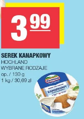 Serek kanapkowy Hochland promocja w SPAR