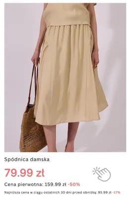 Spódnica damska promocja w Monnari