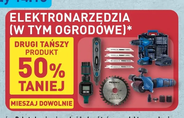 Elektronarzędzia (w tym ogrodowe) promocja w Aldi