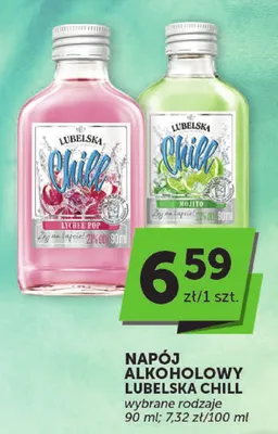 Napój alkoholowy Lubelska Chill Lychee Pop 21% promocja w Groszek