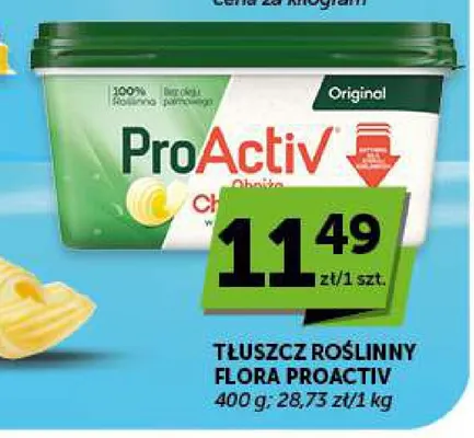 Tłuszcz roślinny Flora ProActiv promocja w Euro Sklep