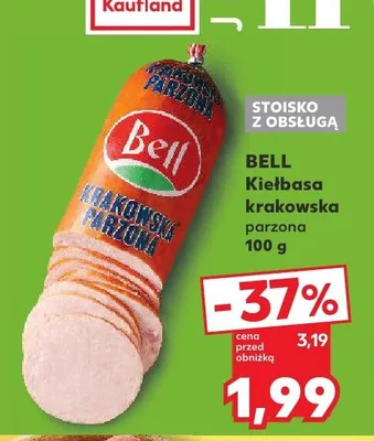 Kiełbasa krakowska parzona Madej & wróbel promocja w Kaufland