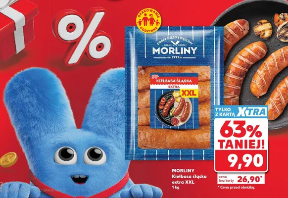 Kiełbasa śląska extra XXL promocja w Kaufland
