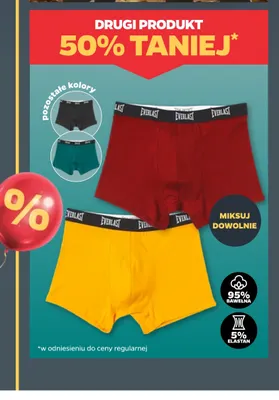 Bokserki Everlast promocja w Netto
