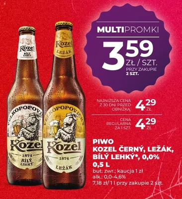Piwo Kozel Černý promocja w Duży Ben