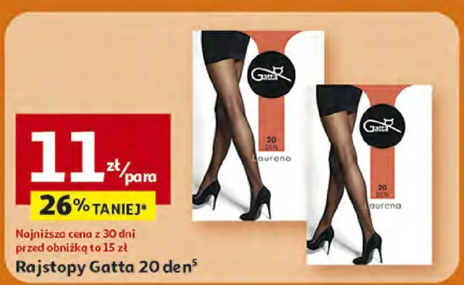 Rajstopy 20 den promocja w Auchan