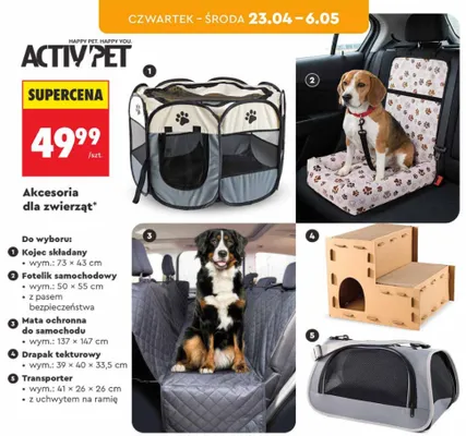 Akcesoria dla zwierząt promocja w Biedronka
