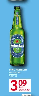 Piwo bezalkoholowe Heineken promocja w Selgros