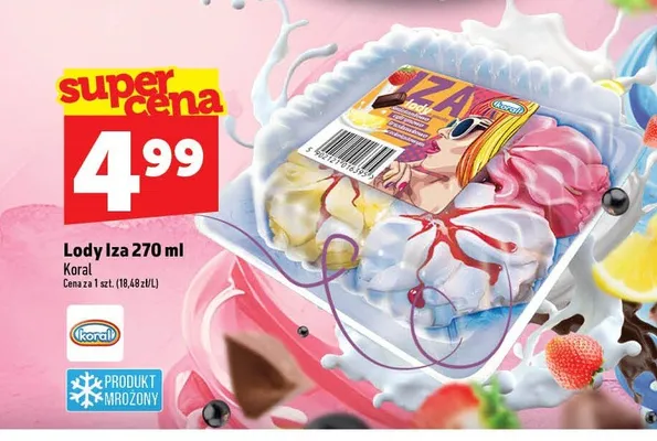 Lody Iza Koral promocja w TOPAZ