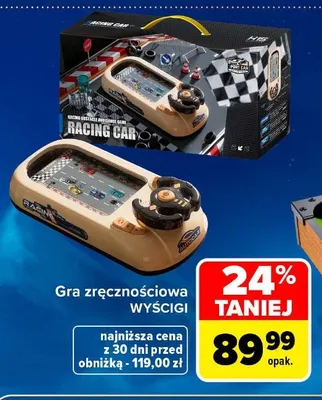 Gra zręcznościowa Wyścigi promocja w Carrefour
