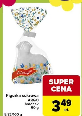 Figurka cukrowa baranek promocja w Carrefour Express