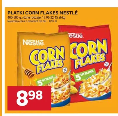 Płatki Corn Flakes Nestlé promocja w Stokrotka