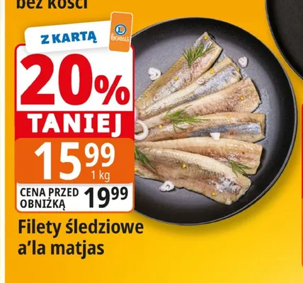 Filety śledziowe a'la matjas promocja w Leclerc