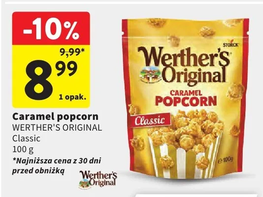 Caramel popcorn Classic promocja w Intermarche