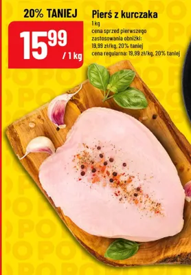 Pierś z kurczaka promocja w POLOmarket