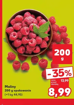 Maliny promocja w Kaufland