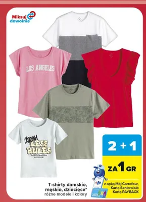 T-shirt dziecięcy friends promocja w Carrefour