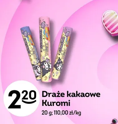 Draże kakaowe Kuromi promocja w Żabka