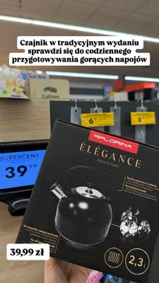 Czajnik tradycyjny Florina Élégance promocja w Biedronka