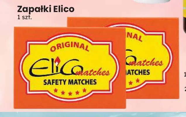 Zapałki Elico promocja w Dino