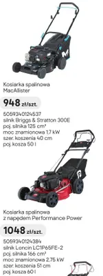 Kosiarka spalinowa MacAllister promocja w Castorama