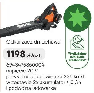 Odkurzacz dmuchawa promocja w Castorama
