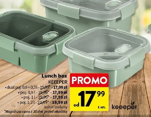 Lunch box dual poj. 0,6 + 0,3l promocja w Intermarche