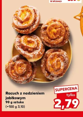 Racuch z nadzieniem jabłkowym promocja w Kaufland