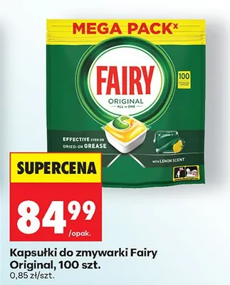 Kapsułki do zmywarki Original promocja w Biedronka