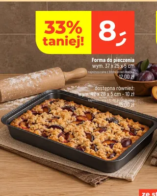 Forma do pieczenia 42x28x5 cm promocja w Dealz