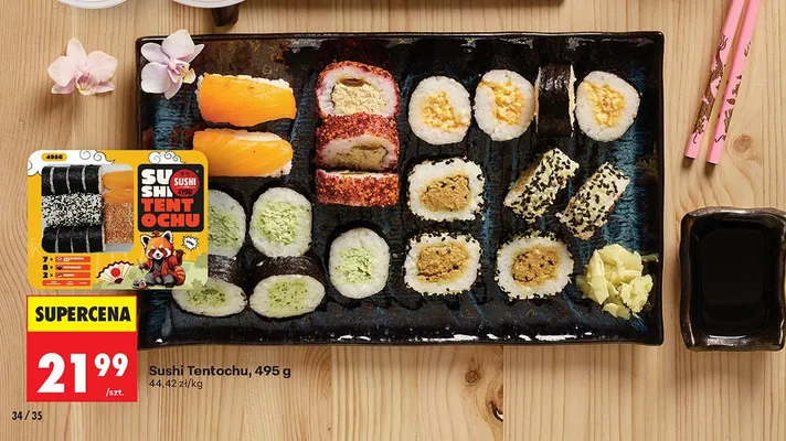 Sushi Tentochu Sushi 4You promocja w Biedronka