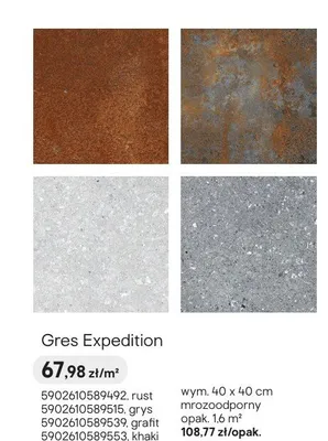 Gres Expedition  promocja w Castorama