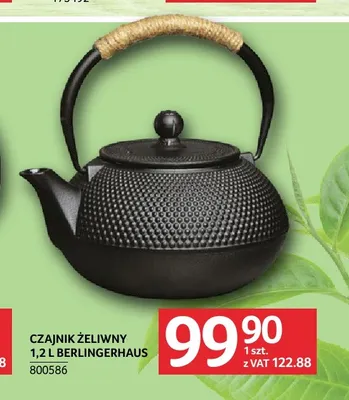 Czajnik żeliwny 1,2 l Berlingerhaus promocja w Selgros