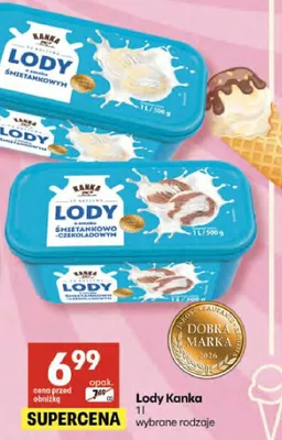 Lody Kanka promocja w Delikatesy Centrum