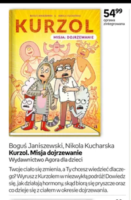 Książka Kurzol. Misja dojrzewanie Agora dla dzieci promocja w Empik