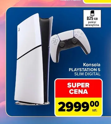 Konsola PlayStation 5 Slim Digital promocja w Carrefour