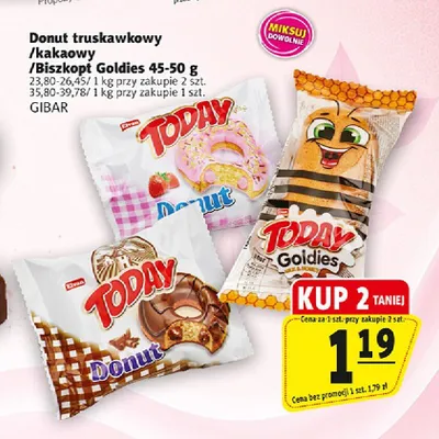 Donut kakaowy Today promocja w Prim Market