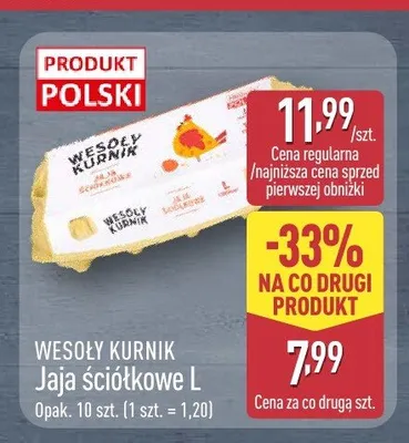 Jaja ściółkowe L Wesoły Kurnik promocja w Aldi