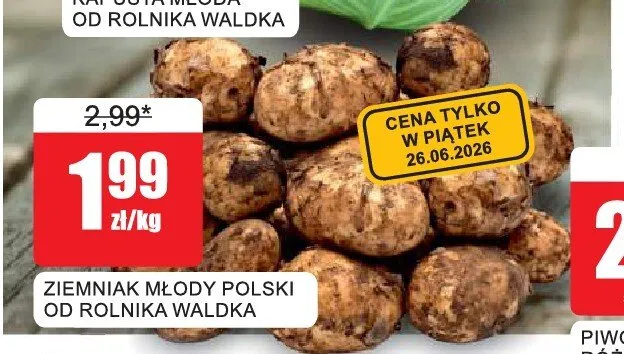 Ziemniak młody polski od rolnika Waldka promocja w Bingo
