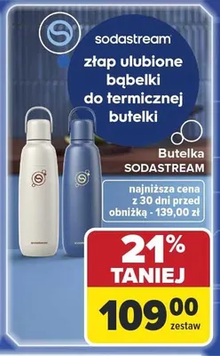 Butelka termiczna SODASTREAM promocja w Carrefour