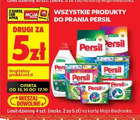 Produkty do prania Persil promocja w Biedronka