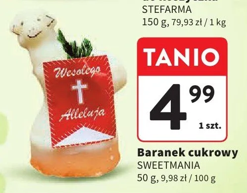 Baranek cukrowy promocja w Intermarche