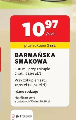 Barmańska Smakowa Cytrynowa promocja w Stokrotka