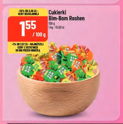 Cukierki Bim-Bom Roshen promocja w POLOmarket