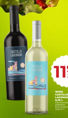 Wino białe Castillo Lagomar półsłodkie promocja w Duży Ben