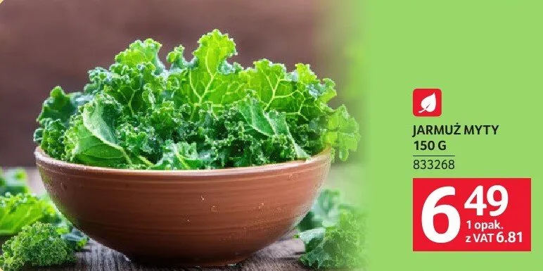 Jarmuż mity promocja w Selgros