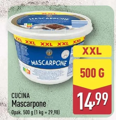 Mascarpone promocja w Aldi