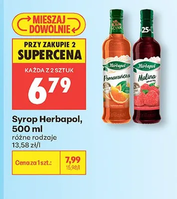 Syrop Herbapol promocja w Biedronka