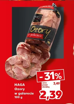 Ozory w galarecie Haga promocja w Kaufland