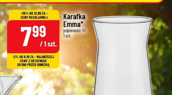 Karafka Emma 1 l promocja w POLOmarket